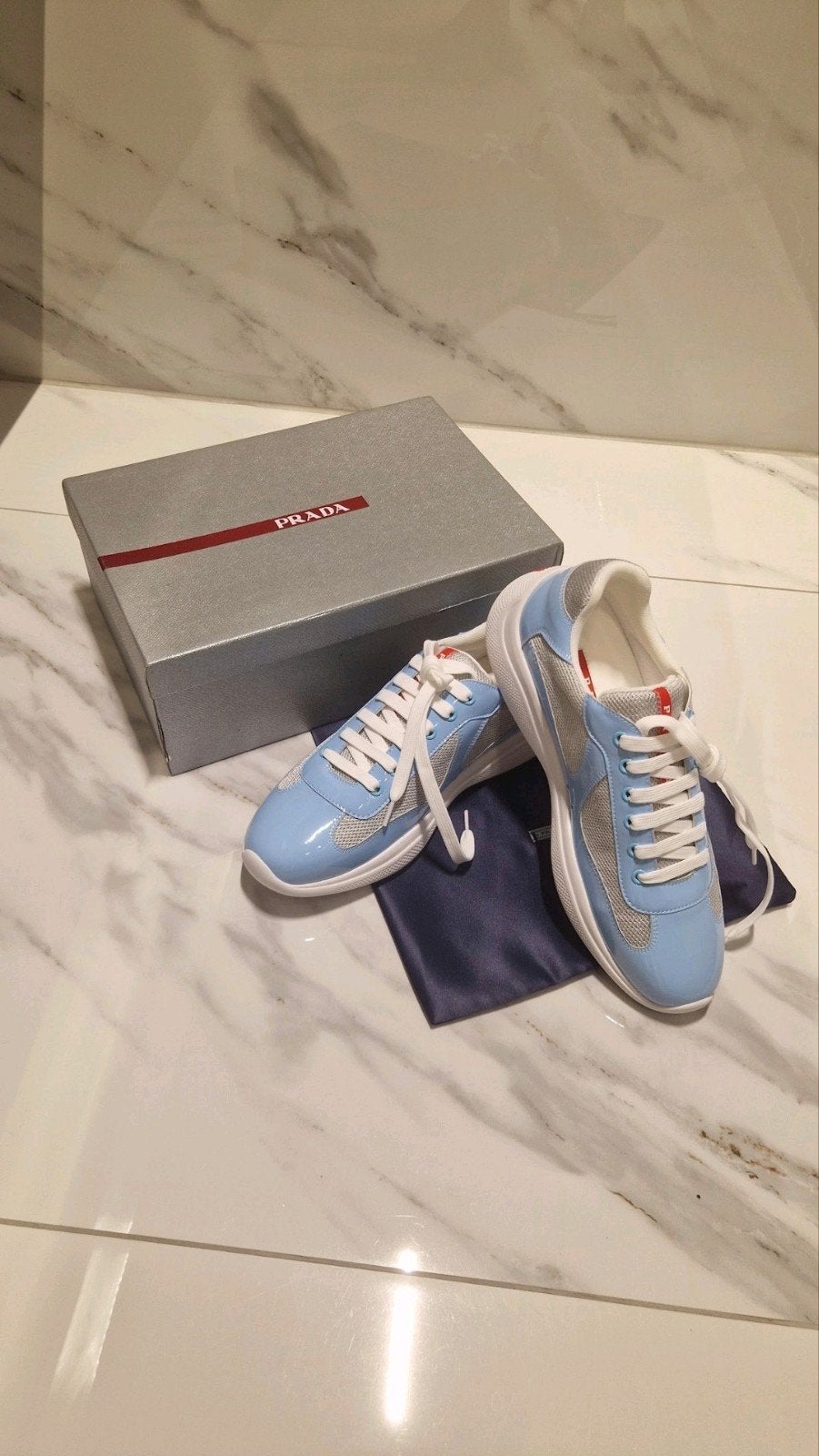 Prada Cups - Bleu clair (VOIR DESCRIPTION), Vêtements | Hommes, Chaussures, Enlèvement ou Envoi