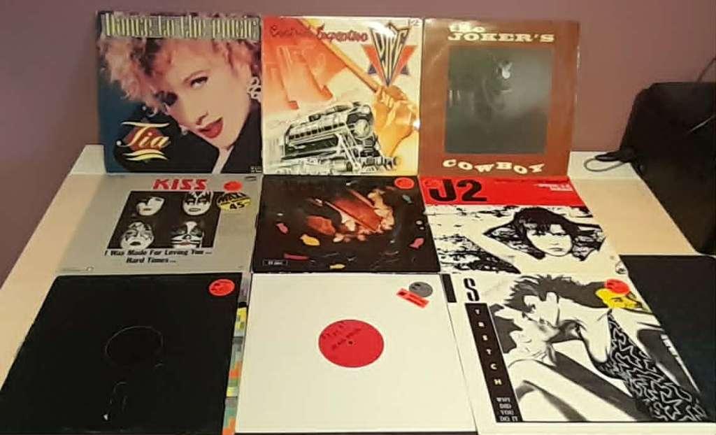 Maxi vinyles 45 trs tout genre, CD & DVD, 12 pouces, Avec pochette intérieure, 1980 - 1989, Enlèvement