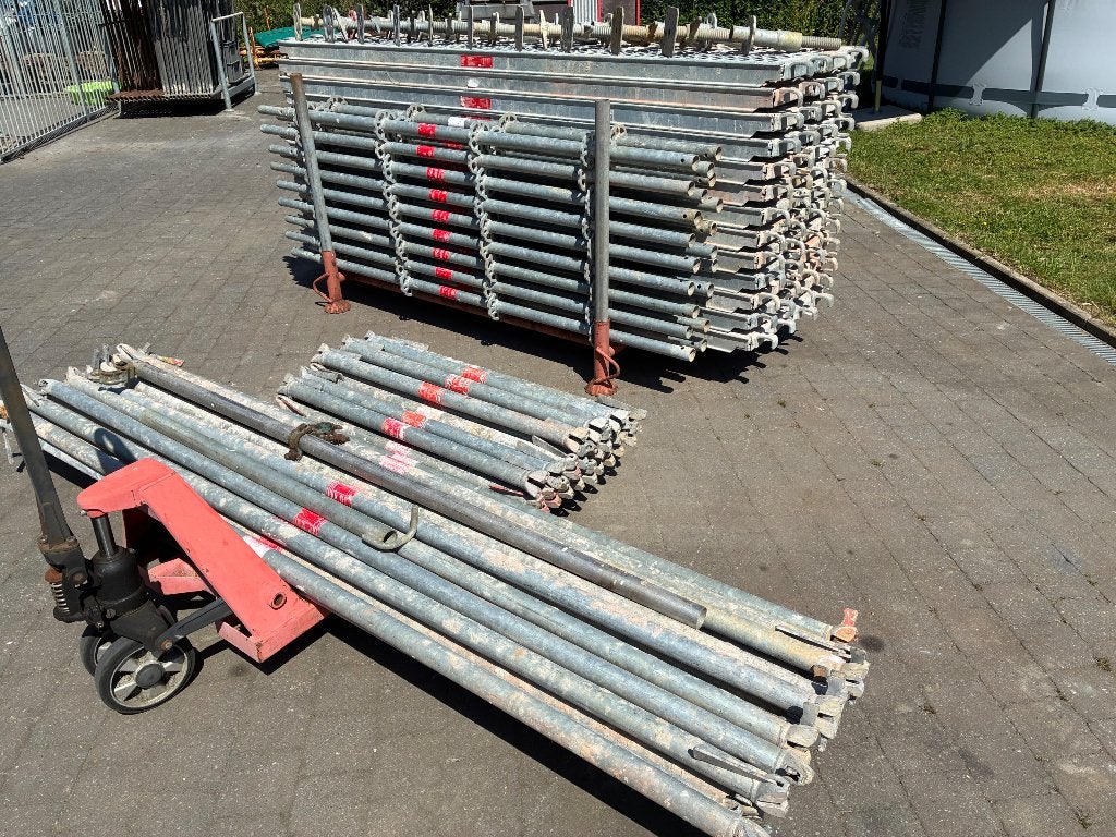 Stelling (Altrad Rozetstelling) in perfecte staat!, Doe-het-zelf en Bouw, Ophalen, Zo goed als nieuw, Gevelsteiger, 5 meter of hoger