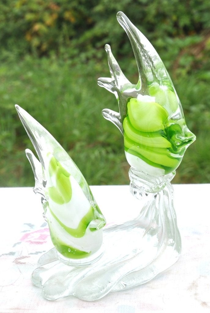duo poisson  scalaire murano ?, Ophalen of Verzenden