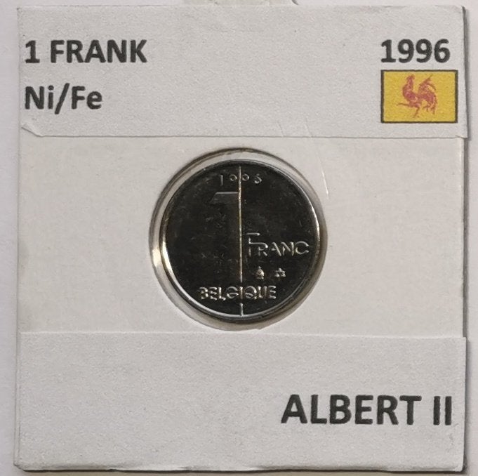 1 frank elstrom 1996 FR, Postzegels en Munten, Ophalen of Verzenden, Metaal, Losse munt