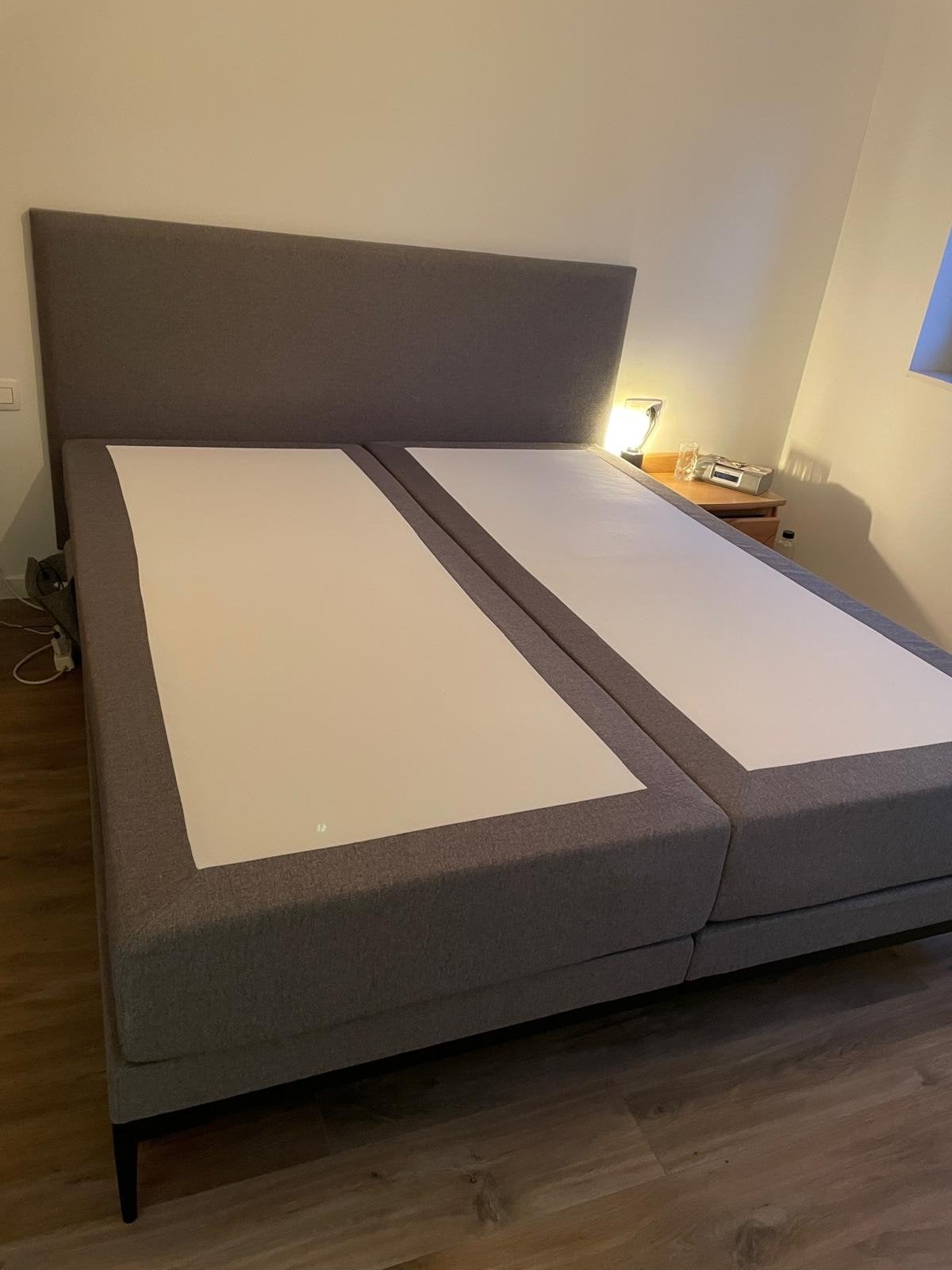 swiss sense boxspring 180 x 210, Huis en Inrichting, Slaapkamer | Boxsprings, Ophalen, 210 cm, Tweepersoons, Zo goed als nieuw