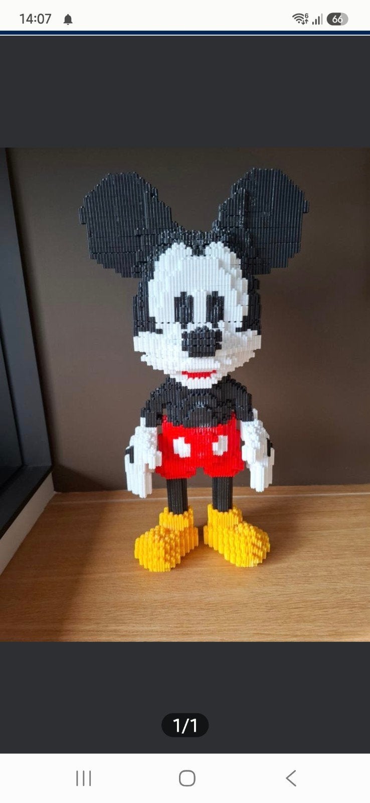 Beeld micky mousse decoratie, Ophalen