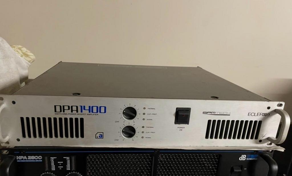 Amplificateur Ecler DPA 1400 - 2 x 700 W sous 4 ohms, Enlèvement, Comme neuf, Moniteur(ampli)