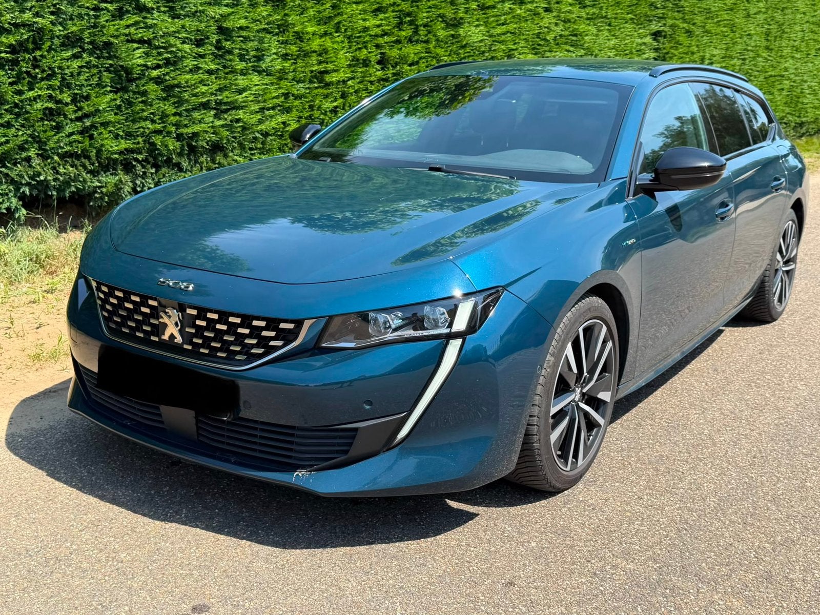 Peugeot 508 SW, Automaat, Blauw, Leder, Lederen bekleding