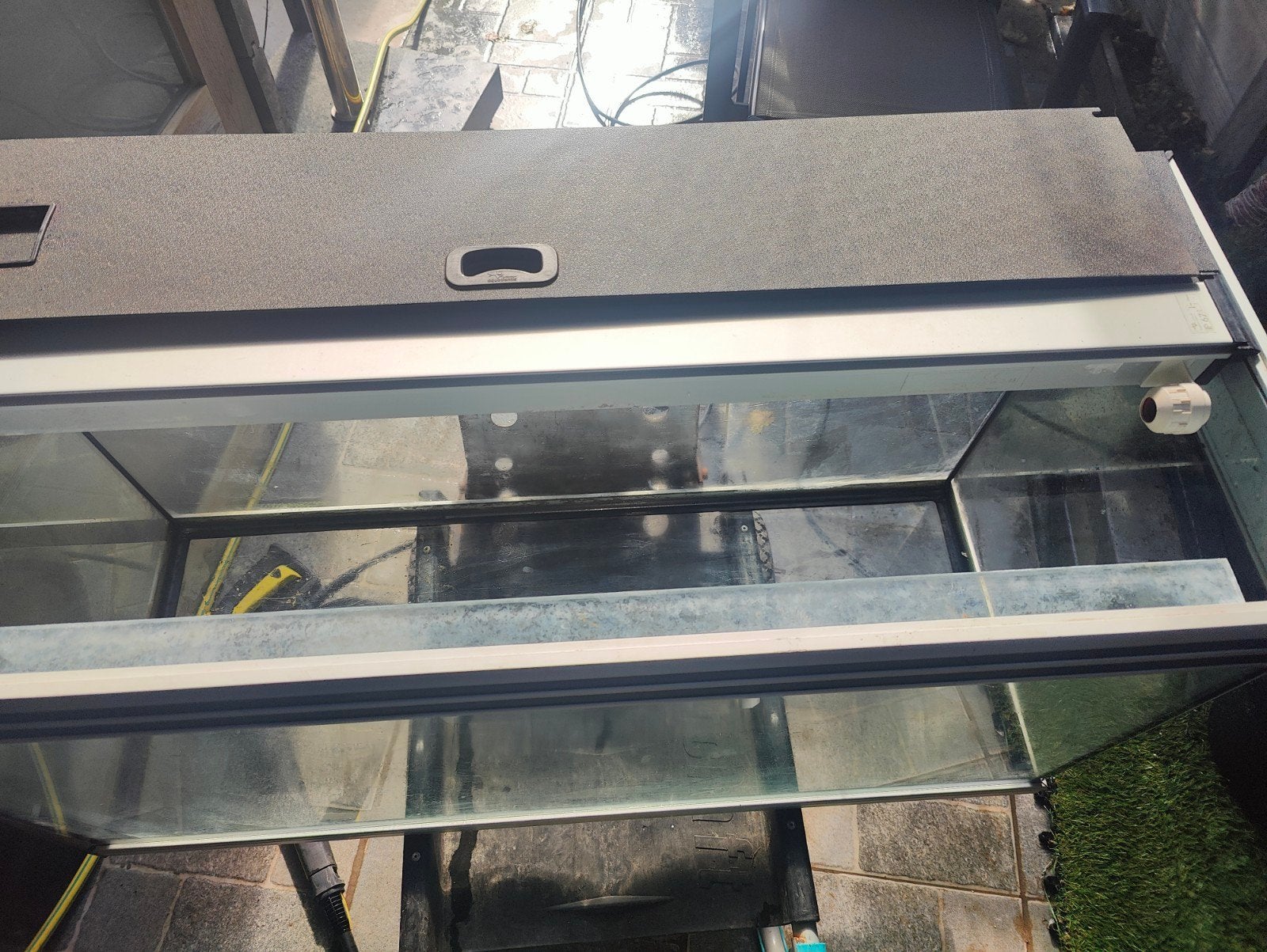 aquarium 1m op 39 cm en 53 cm diep., Dieren en Toebehoren, Ophalen, Gebruikt, Leeg aquarium