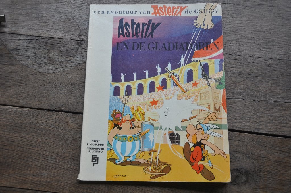 Asterix en de Gladiatoren 1e druk, Boeken, Eén stripboek, Ophalen of Verzenden, Zo goed als nieuw, Goscinny - Uderzo