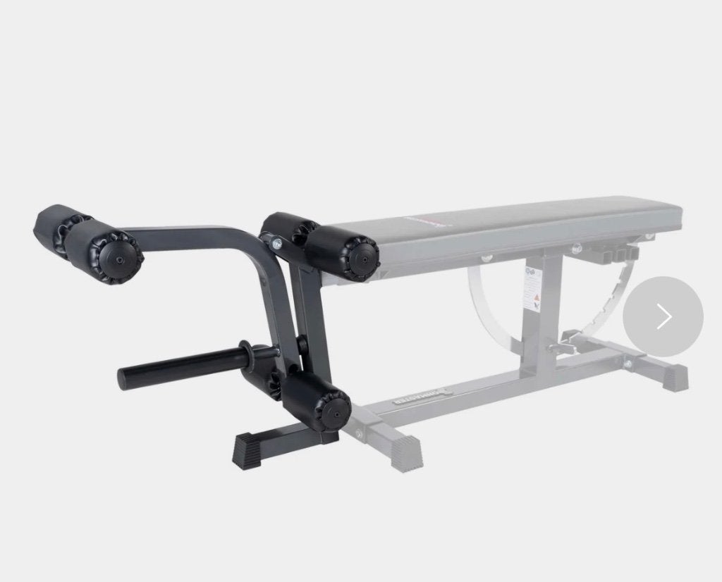 Ironmaster Leg Attachment voor Super Bench, Ophalen, Krachtstation, Aluminium, Zo goed als nieuw