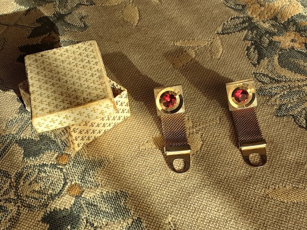 Retro manchetknopen, Bijoux, Sacs & Beauté, Boutons de manchette, Enlèvement ou Envoi