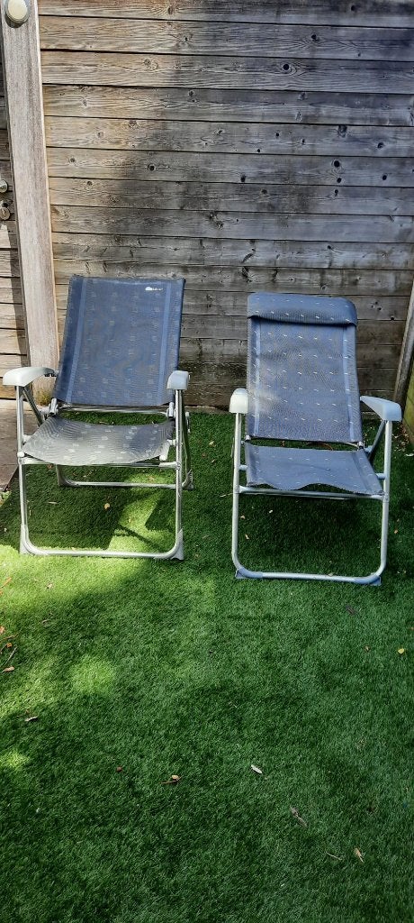 fauteuil inclinable en aluminium DUKDALF, Enlèvement, Comme neuf