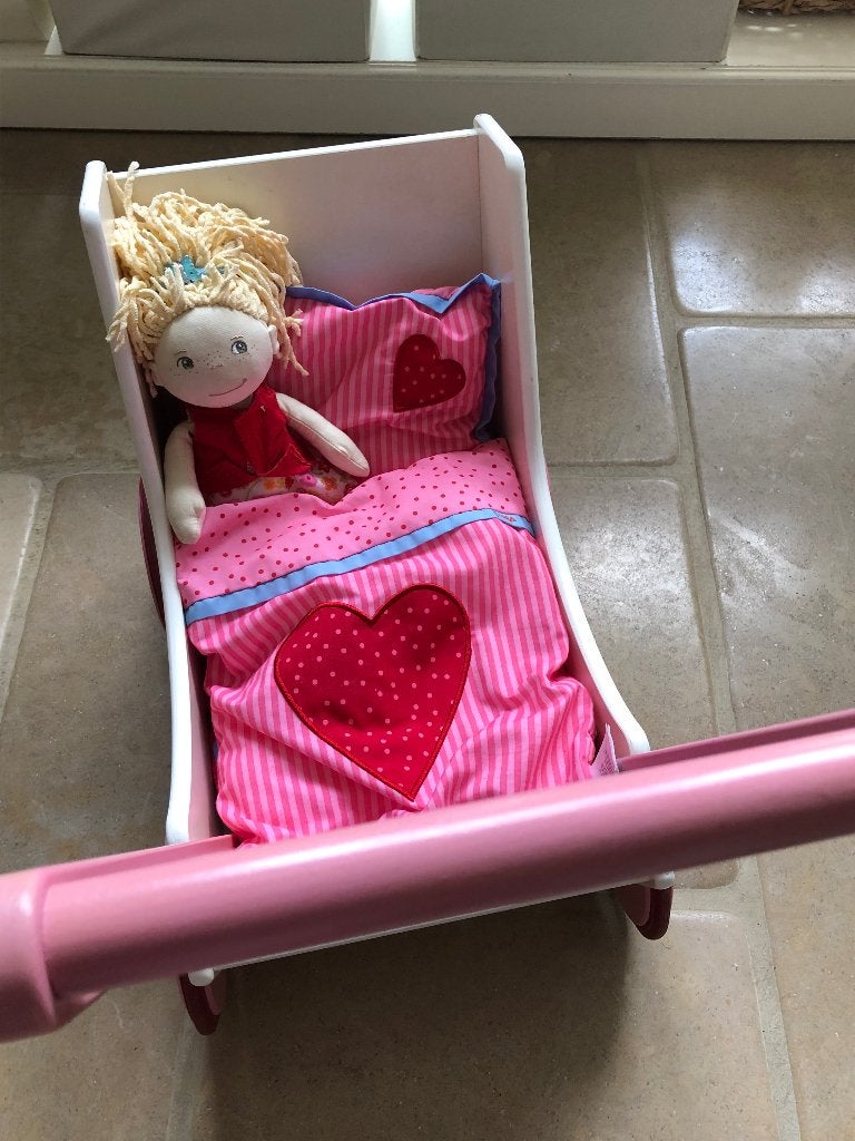 Poppenwagen Haba, Kinderen en Baby's, Ophalen, Gebruikt, Rij- of Hobbelspeelgoed