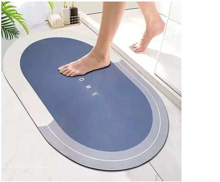Antislip Badmat - Sneldrogend & Comfortabel, Huis en Inrichting, Ophalen of Verzenden, Nieuw, Blauw, Badmat