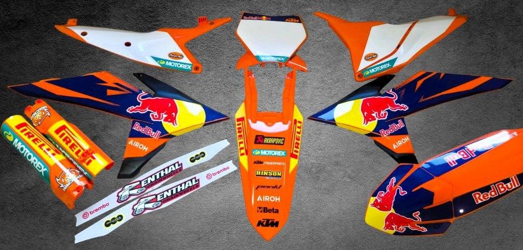 PACK Plastiques - Kit déco KTM SX / SXF 2025 2026 + EXC EXCF, Motoren, Verzenden