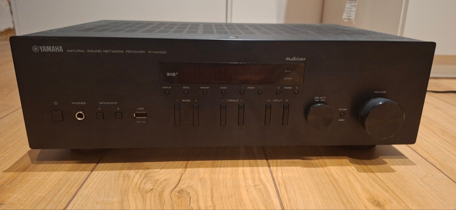 Yamaha R-N402D AMP, Ophalen, Yamaha, Zo goed als nieuw, 120 watt of meer