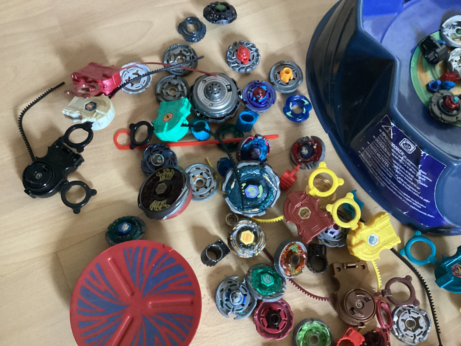 Beyblades, Ophalen, Gebruikt