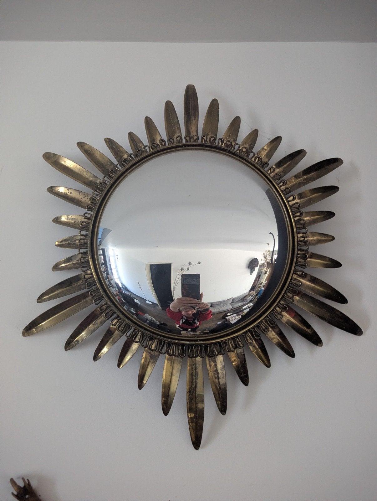 miroir sorcière soleil vintage, Enlèvement ou Envoi