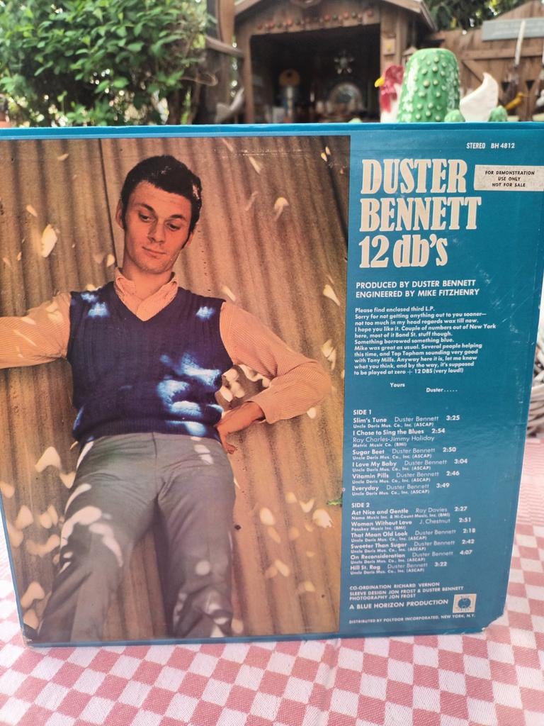 DUSTER BENNETT/12 db´s USA PROMO WHITE LABEL /BLUE HORIZON, Ophalen, Blues