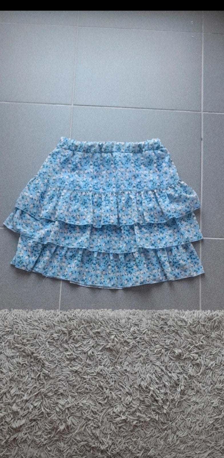 Jupe fleurie taille unique, Vêtements | Femmes, Jupes, Comme neuf, Taille 36 (S), Blanc, Enlèvement ou Envoi