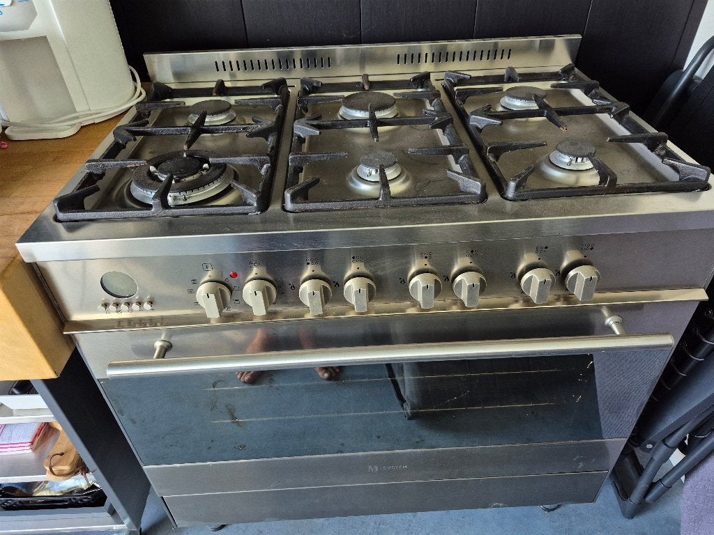 Gasfornuis, Electroménager, Gaz, Enlèvement, Utilisé, 5 zones de cuisson ou plus