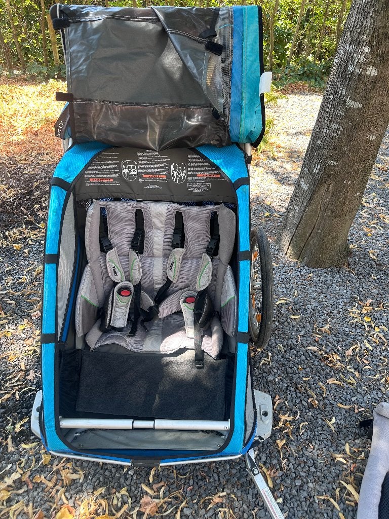 Fietskar Thule, Kinderen en Baby's, Kinderwagens en Combinaties, Gebruikt, Combiwagen, Overige merken, Luchtbanden, Ophalen
