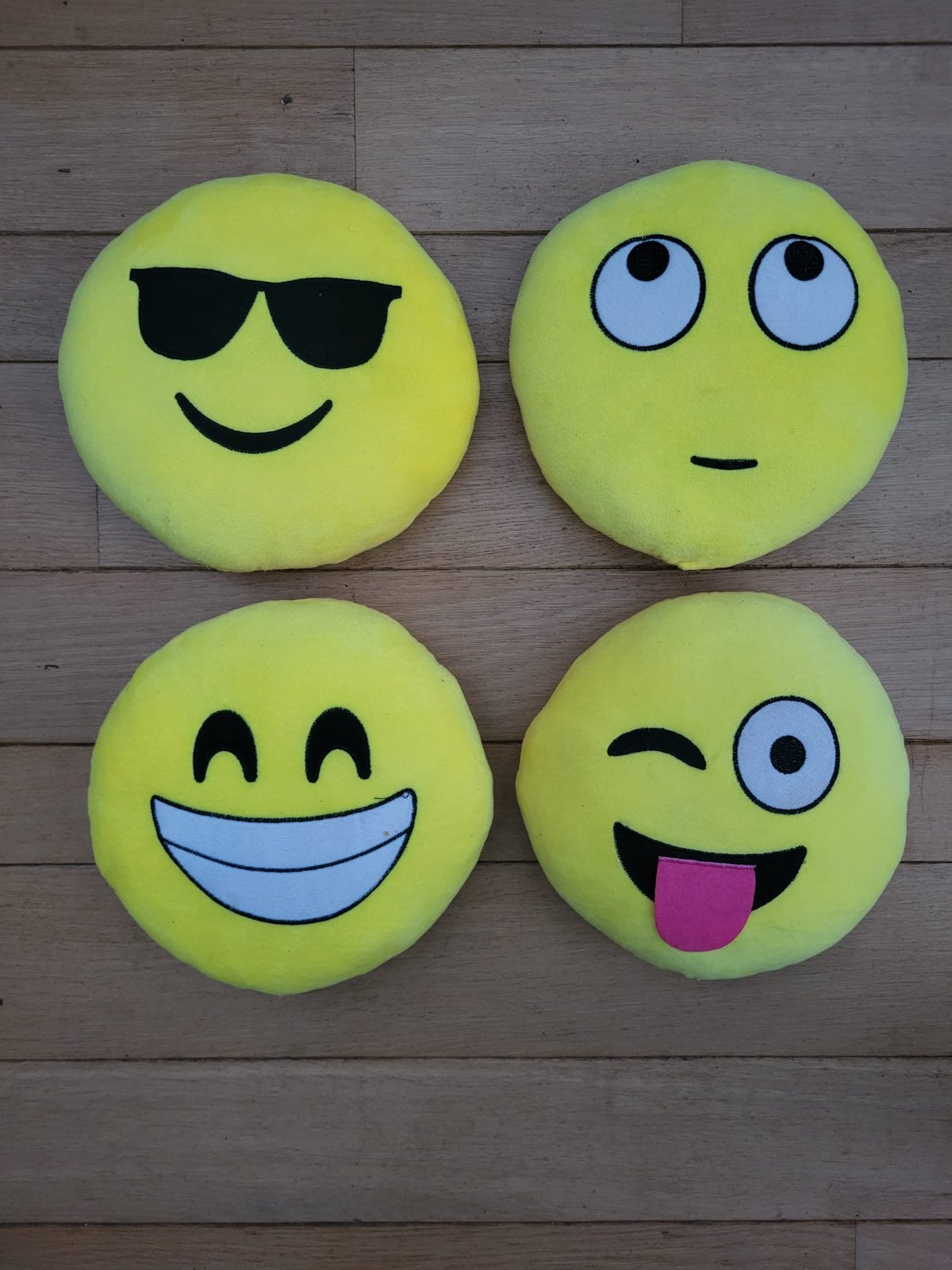 Emoji - Lot 4 coussins déco, Enlèvement ou Envoi, Utilisé