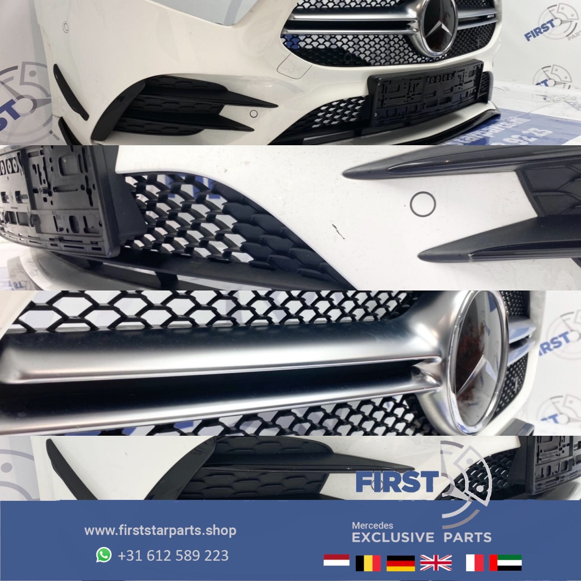 V177 W177 A45 AMG BODYKIT A KLASSE SEDAN 2018-2021 WIT ORIGI, Gebruikt, -, Ophalen of Verzenden, Bumper