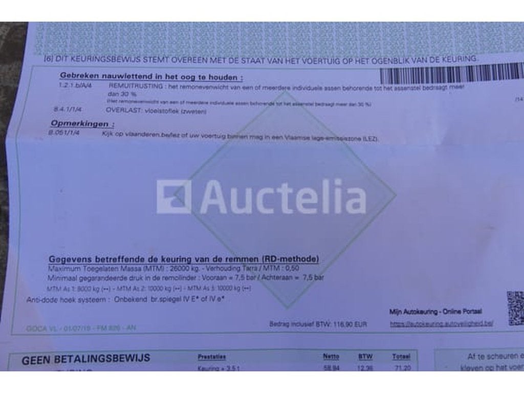 Camion benne basculante MAN TGA (2006-538.483 km)( VIN: WMAH, Autos, Achat, Entreprise, Autres carburants, MAN