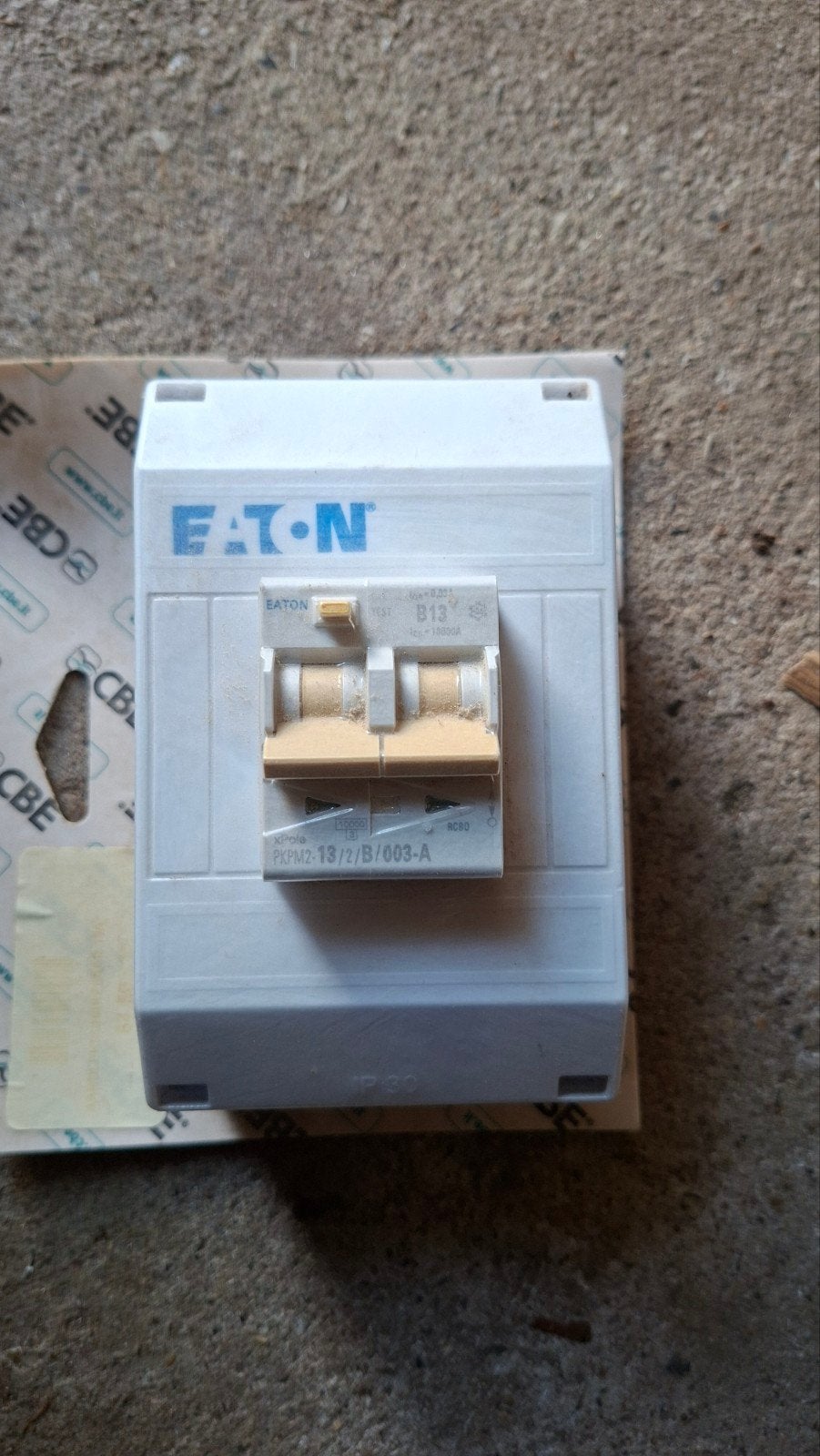 Eaton PKPM2 Aardelekschakelaar, Bricolage & Construction, Enlèvement, Eaton, Disjoncteur divisionnaire
