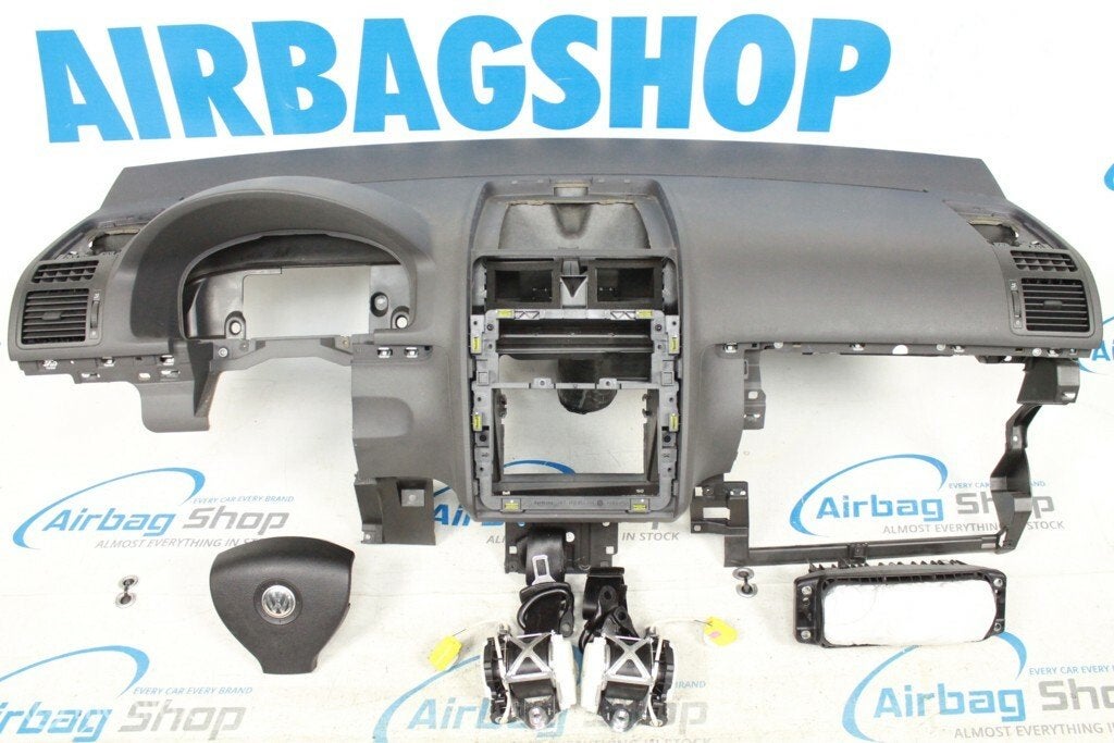 Airbag kit Tableau de bord noir VW Touran, Enlèvement ou Envoi, Utilisé