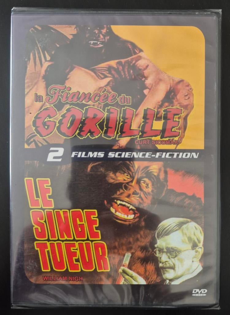 Dvd 2 Films La fiancée du gorille ; le singe tueur, Enlèvement ou Envoi