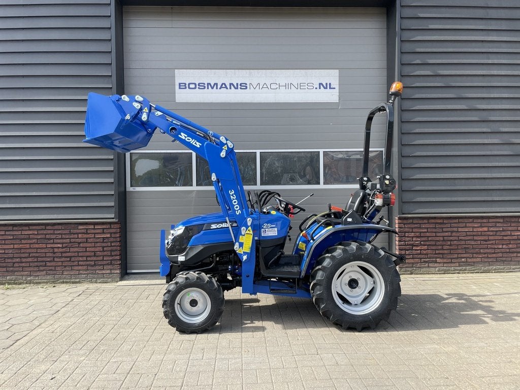 Solis 26 minitractor NIEUW + frontlader op brede agribanden, Articles professionnels, Agriculture | Tracteurs, Neuf, Autres marques