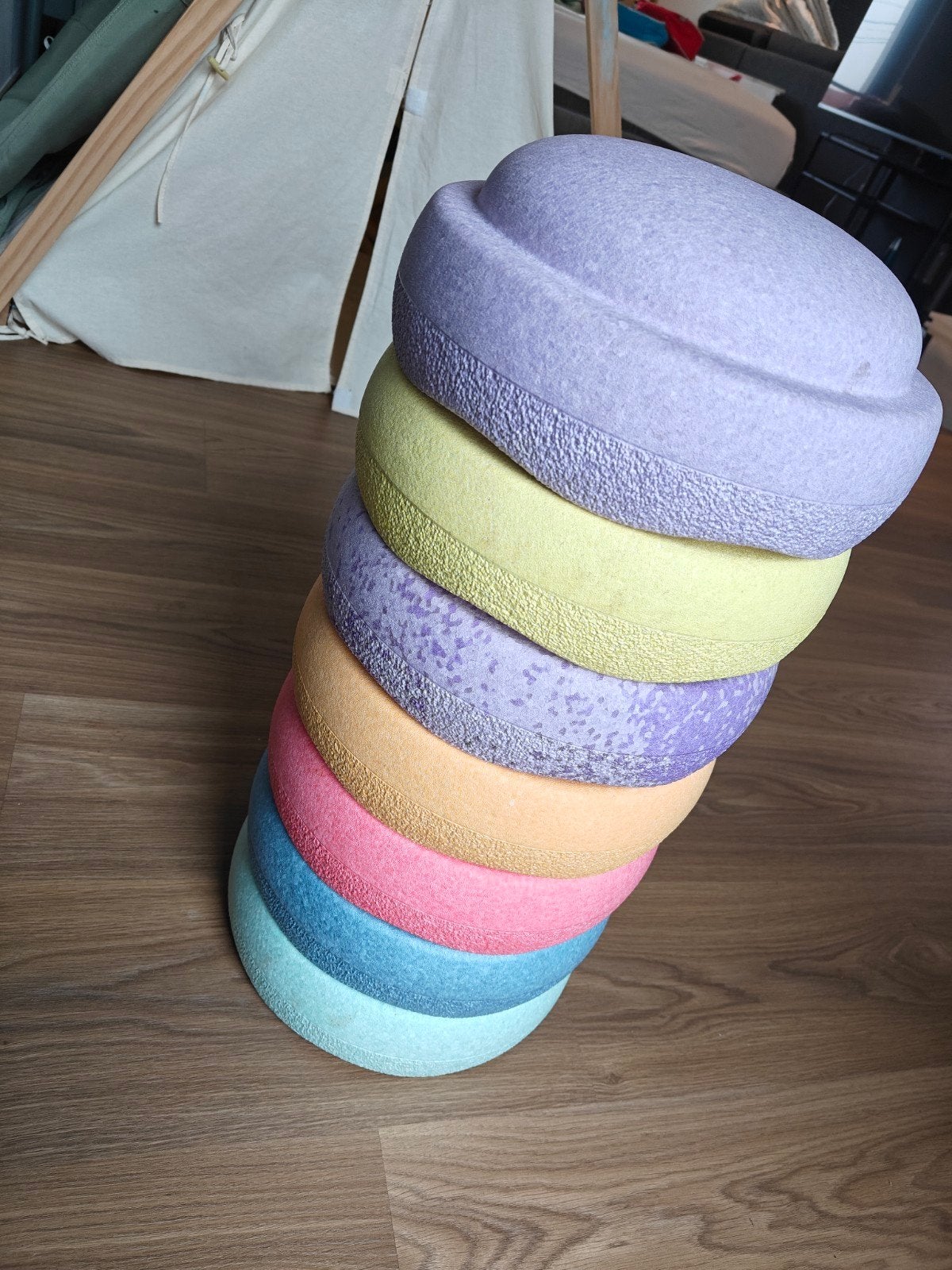 stapelstein pastel 6+1, Huis en Inrichting, Ophalen, Zo goed als nieuw
