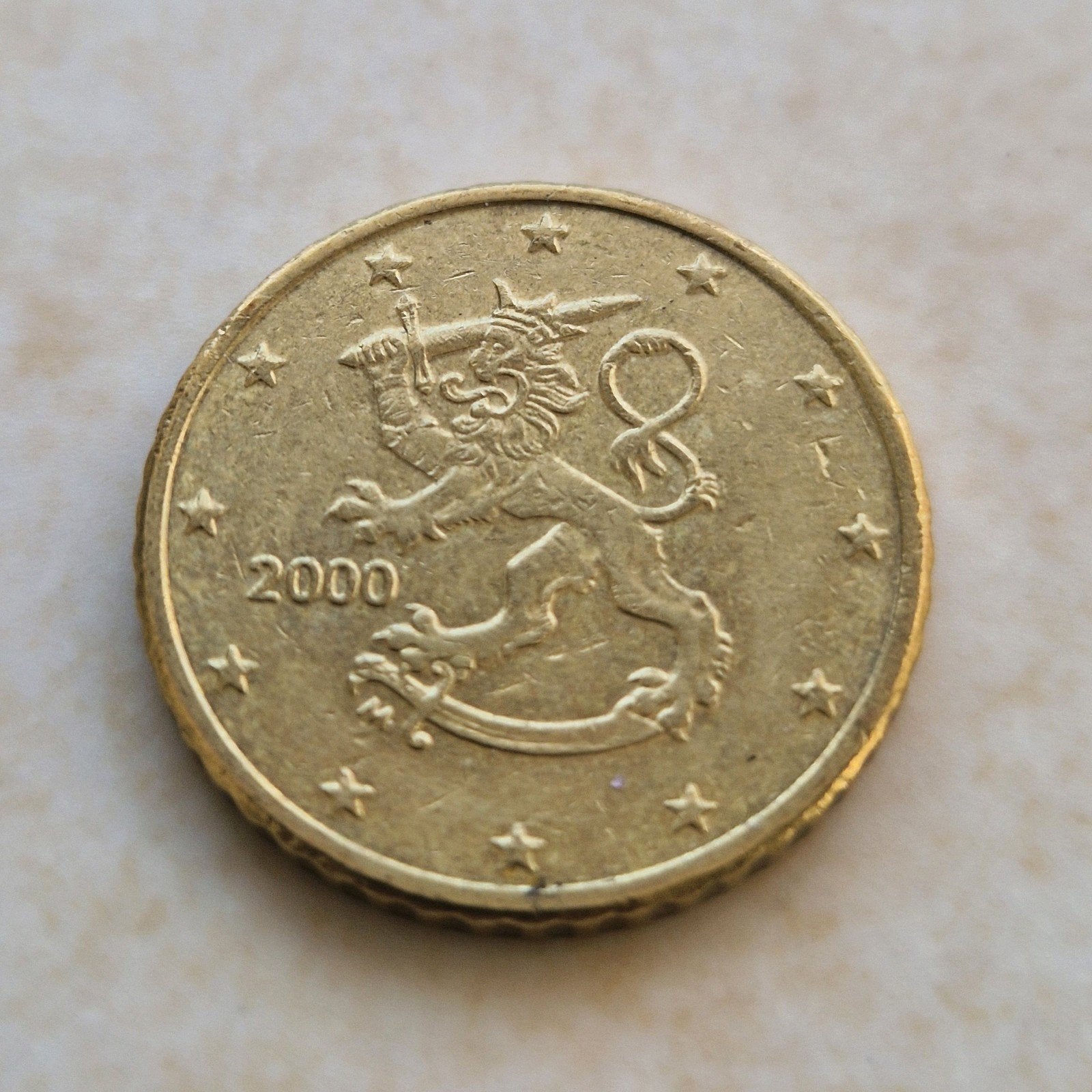2000 Finland , 50 Euro Cent Coin, Postzegels en Munten, Munten | Europa | Euromunten, Ophalen of Verzenden, Finland