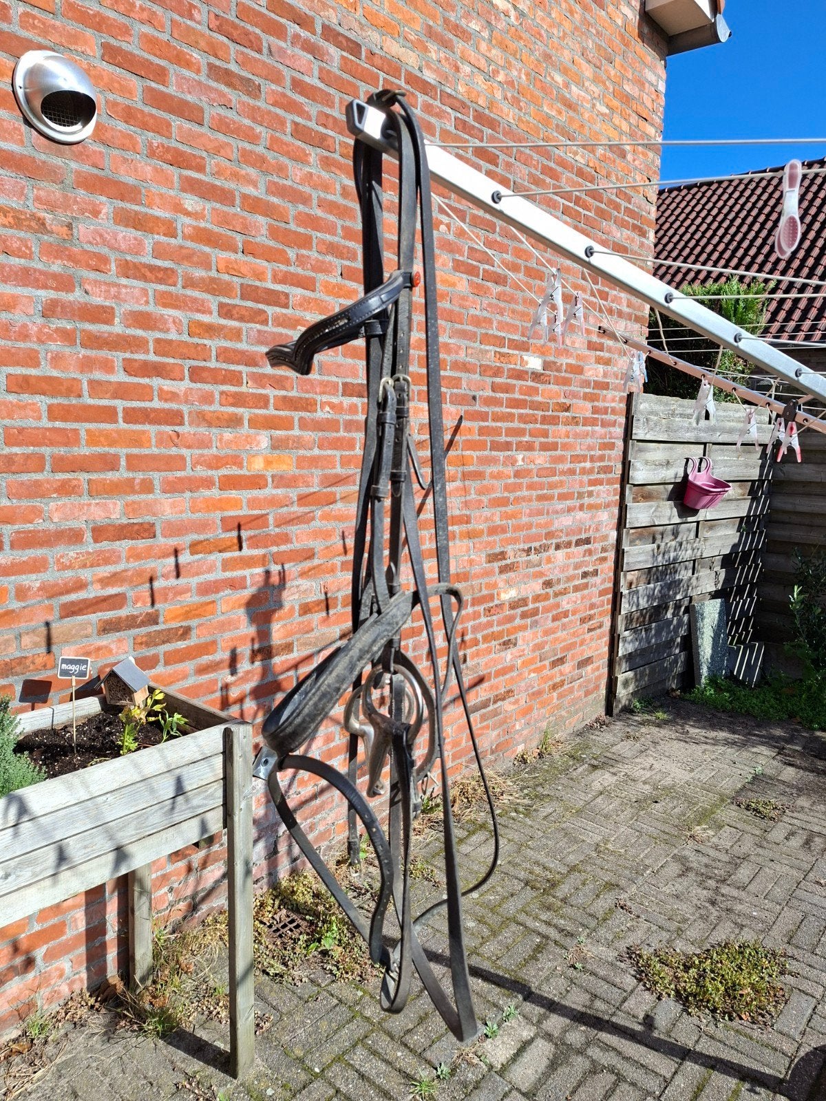 Kieffer hoodstel/kopstuk maat full, Dieren en Toebehoren, Kieffer, Ophalen of Verzenden, Zwart, Inclusief teugels
