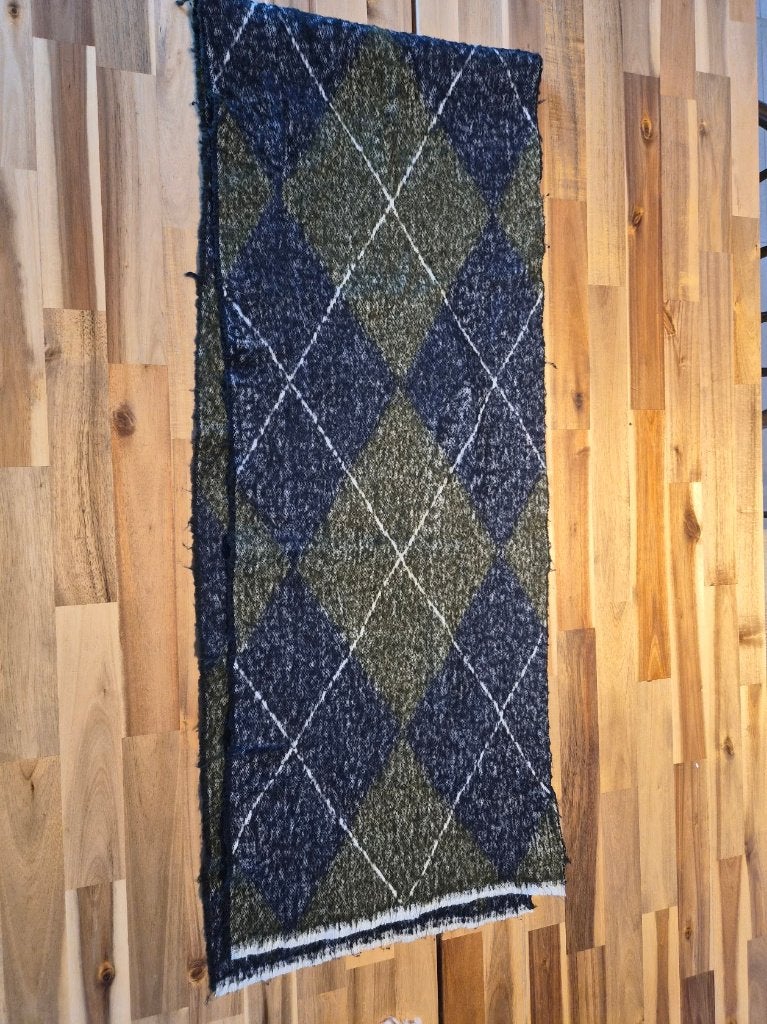 Sjaal met ruitpatroon / Argyle scarf, Kleding | Dames, Mutsen, Sjaals en Handschoenen, Zo goed als nieuw, Sjaal, Ophalen of Verzenden