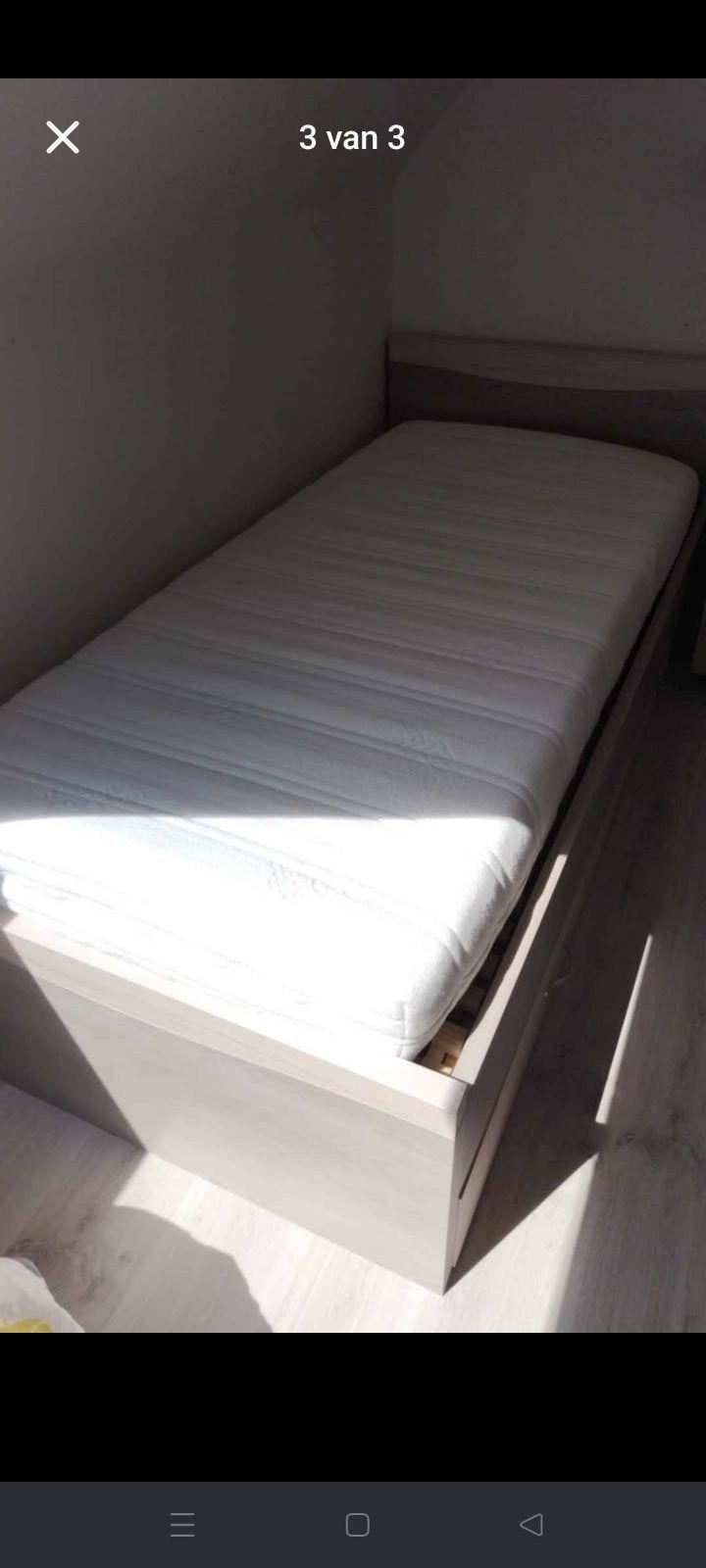 bed, matras, nachtkast, Ophalen