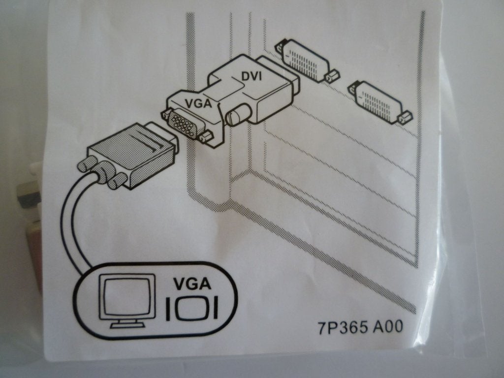 VGA=> DVI-adapter, Ophalen of Verzenden, Nieuw, DVI