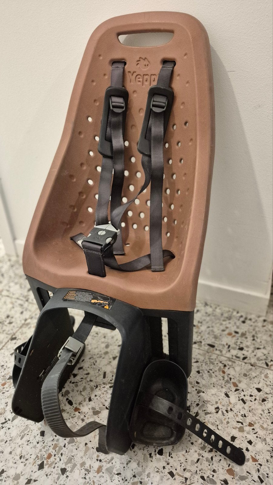 Siège vélo enfant Thule Yepp Maxi (fixation porte-bagages), YEPP/THULE, Repose-pieds, Enlèvement, Utilisé