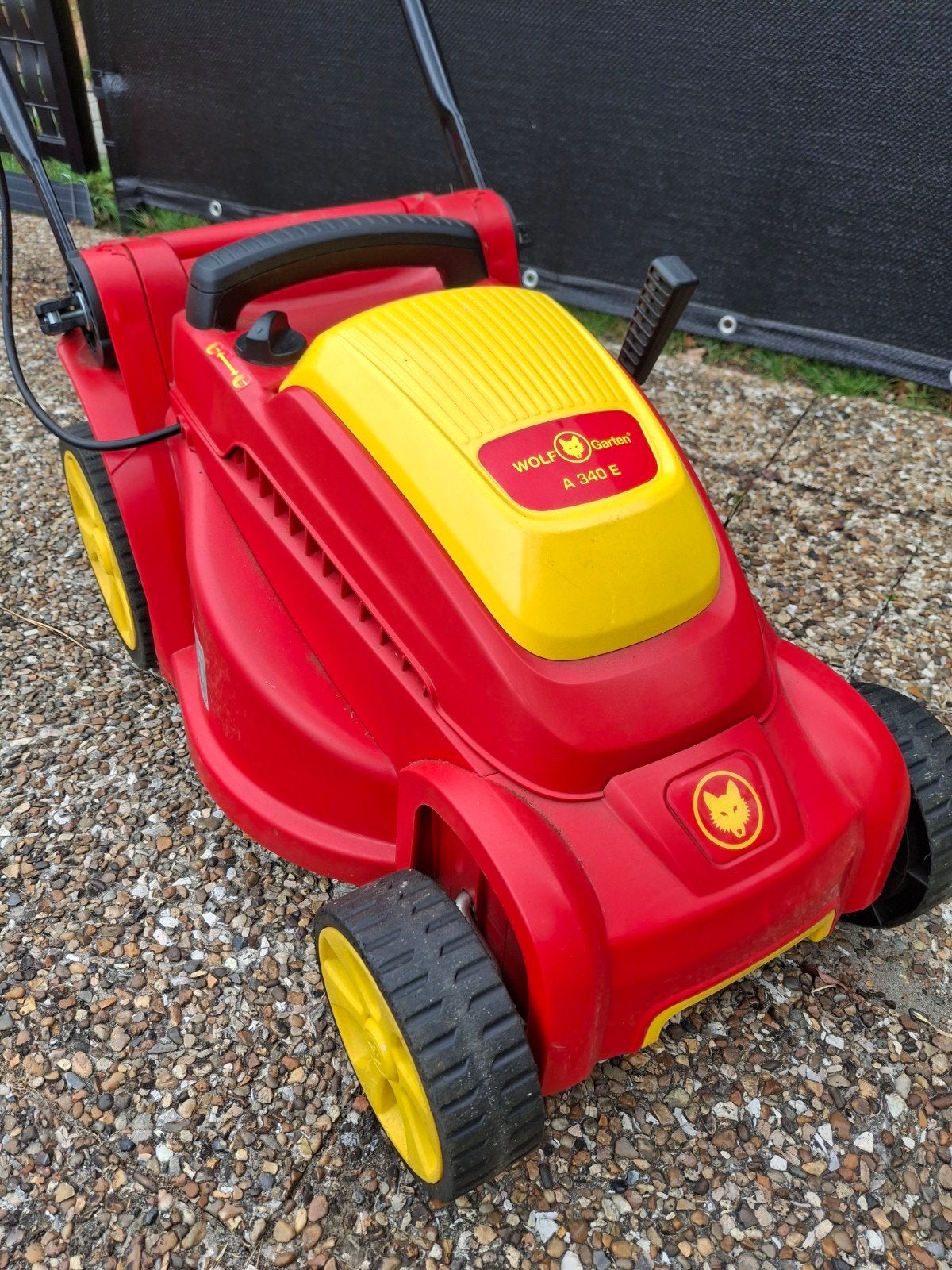 Wolf-Garten elektrische grasmaaier 1400Watt, Tuin en Terras, Ophalen, 30 t/m 39 cm, Elektrische grasmaaier, Mulchfunctie