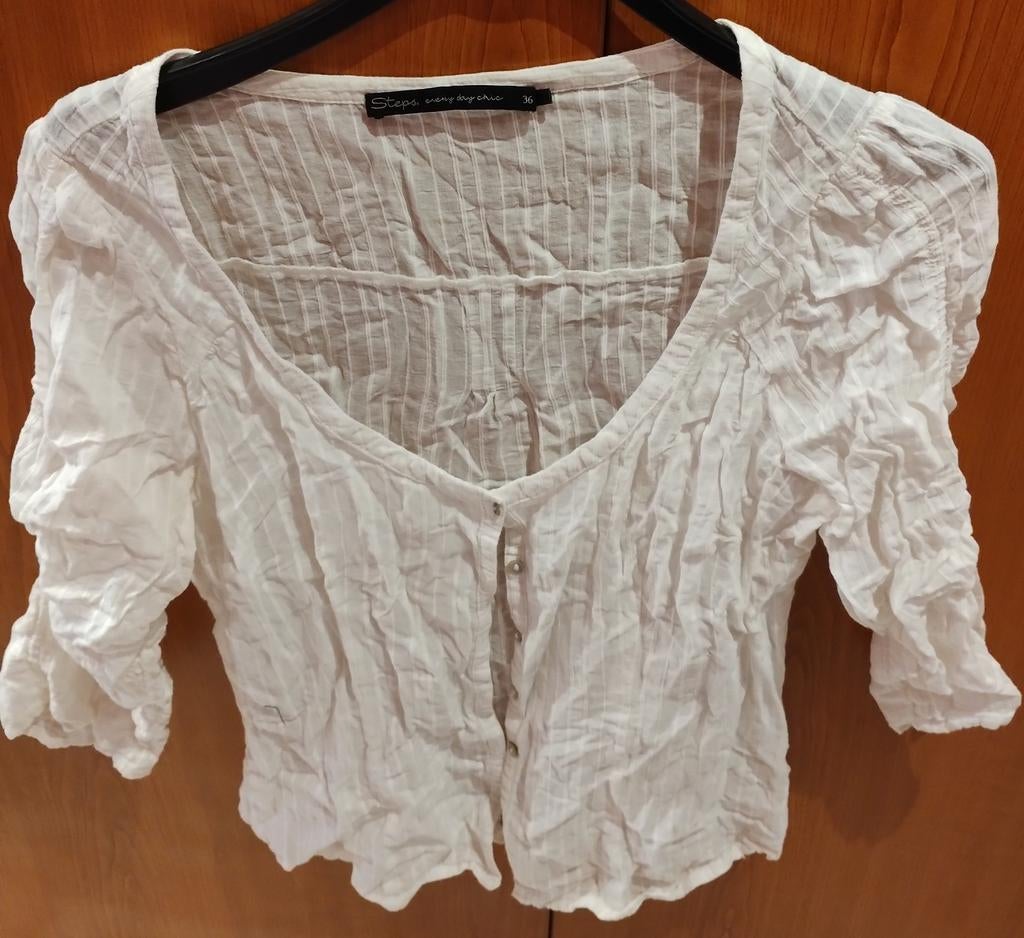 Crèmekleurige blouse Steps m 36, Kleding | Dames, Ophalen of Verzenden