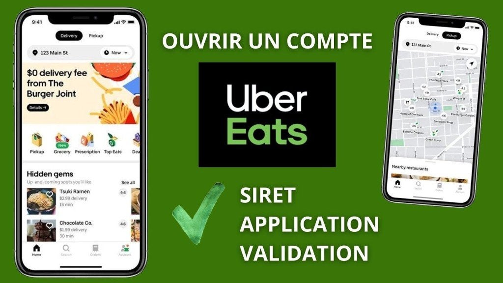 Uber eats compte, Offres d'emploi
