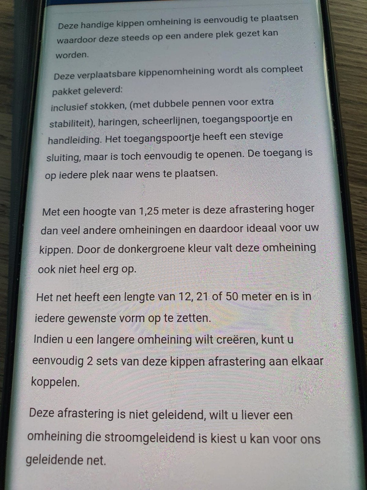 Mobiele kippenren 21m2, Ophalen