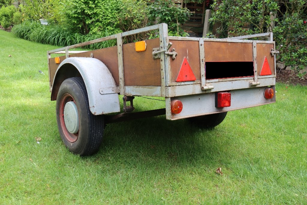 1-assige bakaanhangwagen te koop, Ophalen, Gebruikt