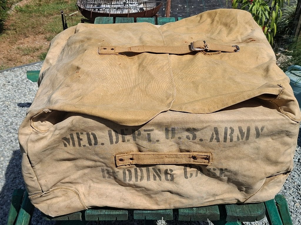 Grand sac médical US Army Bedding Case C R Daniels 1940  WW2, Enlèvement ou Envoi, Armée de terre, Autres types