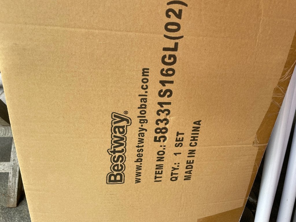 Opzetzwembad bestway 366/122cm, Jardin & Terrasse, Piscines, 300 cm ou plus, Rond, Enlèvement, Utilisé