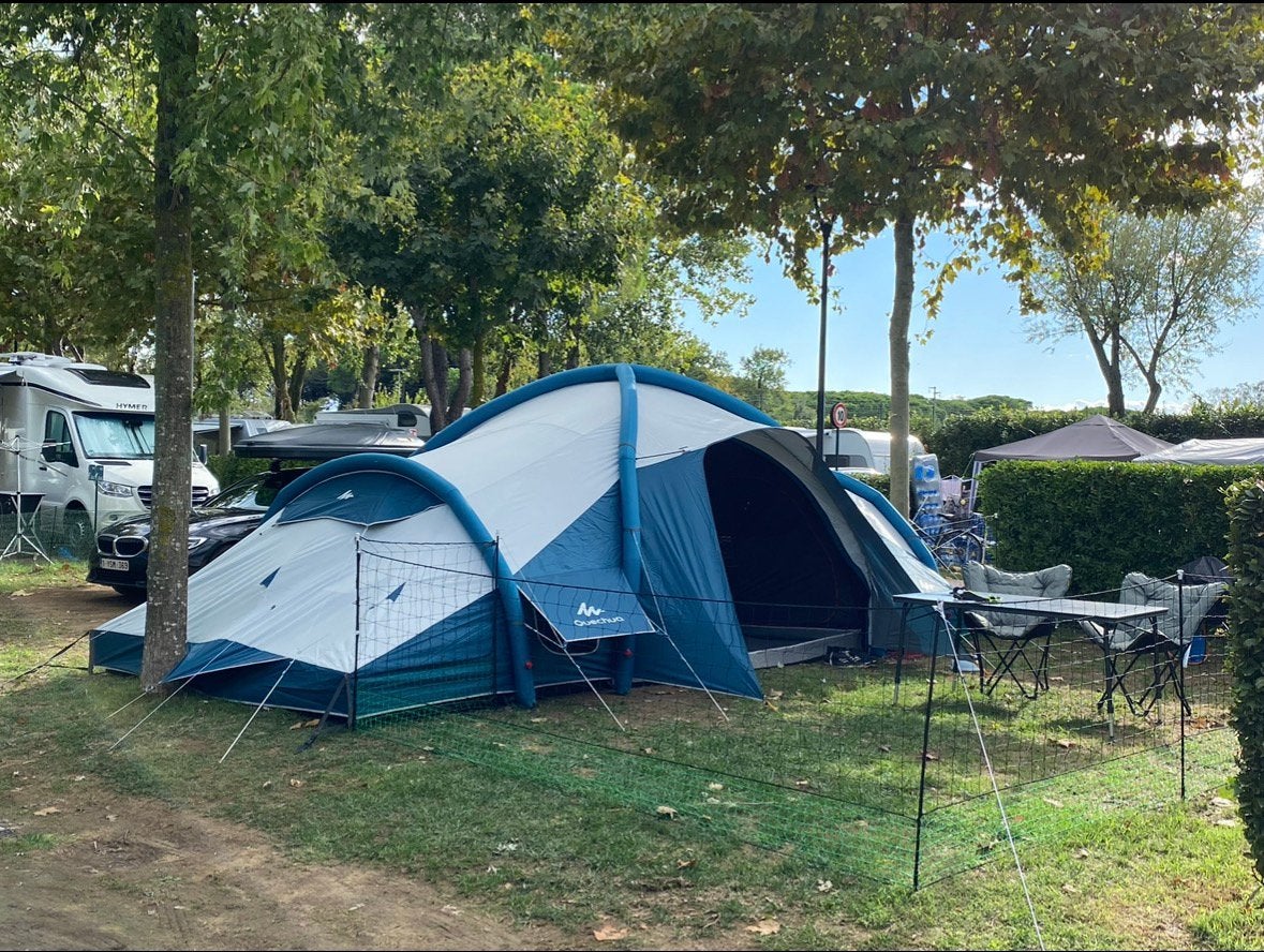 Tent 8 personen, Caravans en Kamperen, Ophalen, Zo goed als nieuw