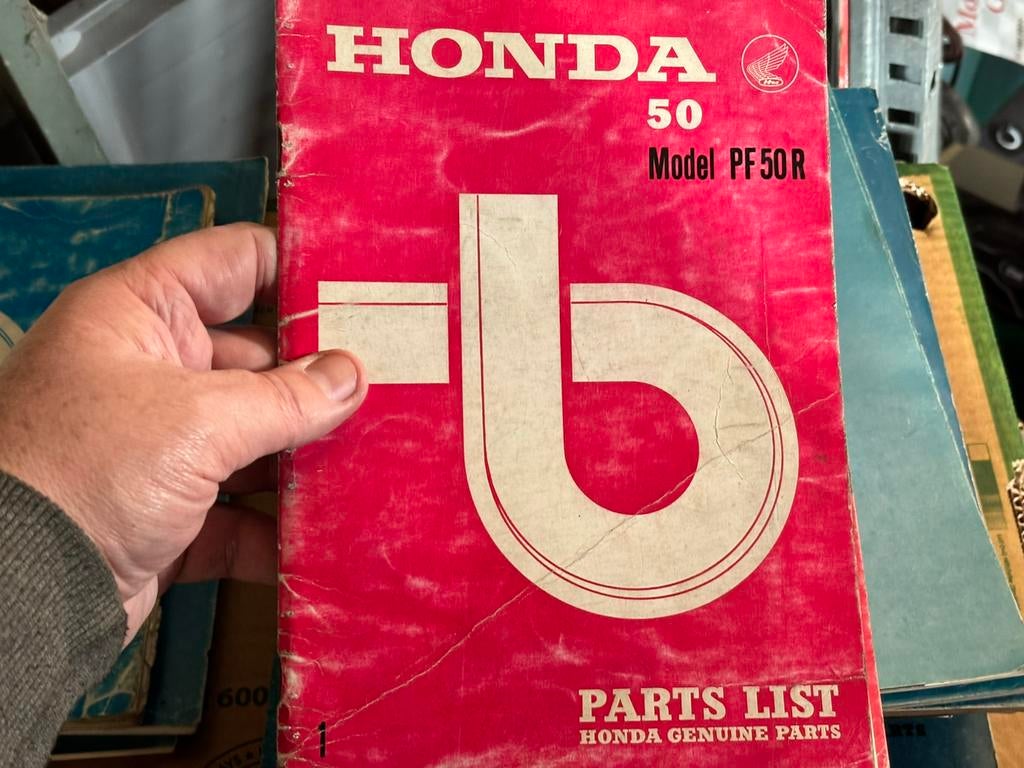 Addendum Honda PF50 Amigo R, Motoren, Ophalen of Verzenden, Honda