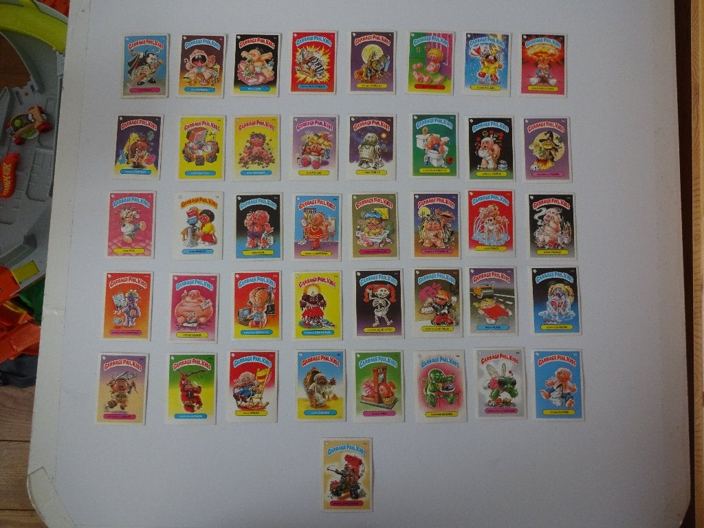 GARBAGE PAIL KIDS - COLLECTION COMPLETE !, Enlèvement