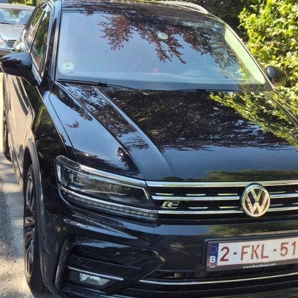 Tiguan  R-Line 2.0 tsi, Auto's, Volkswagen, Zwart, Zwart, Vierwielaandrijving, Particulier