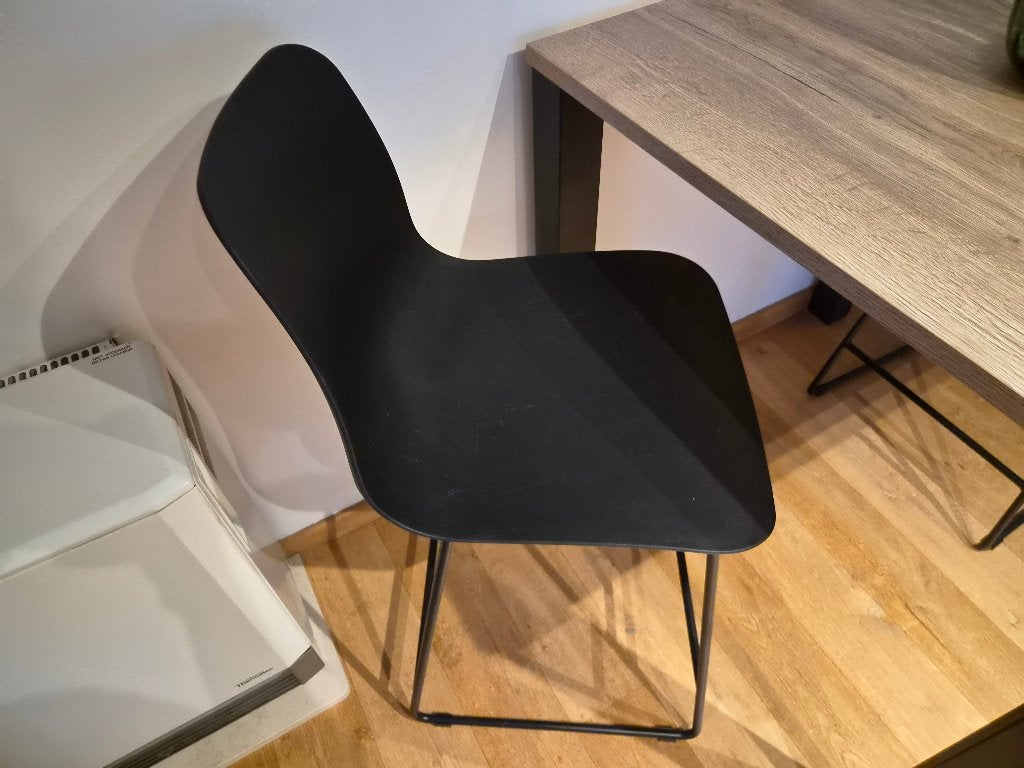 Hoge eettafel + stoelen, Huis en Inrichting, Ophalen, 50 tot 100 cm, Vierkant, Tot twee personen